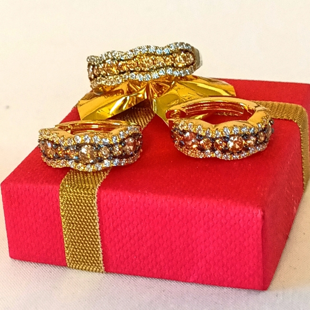 Ring and earrings set